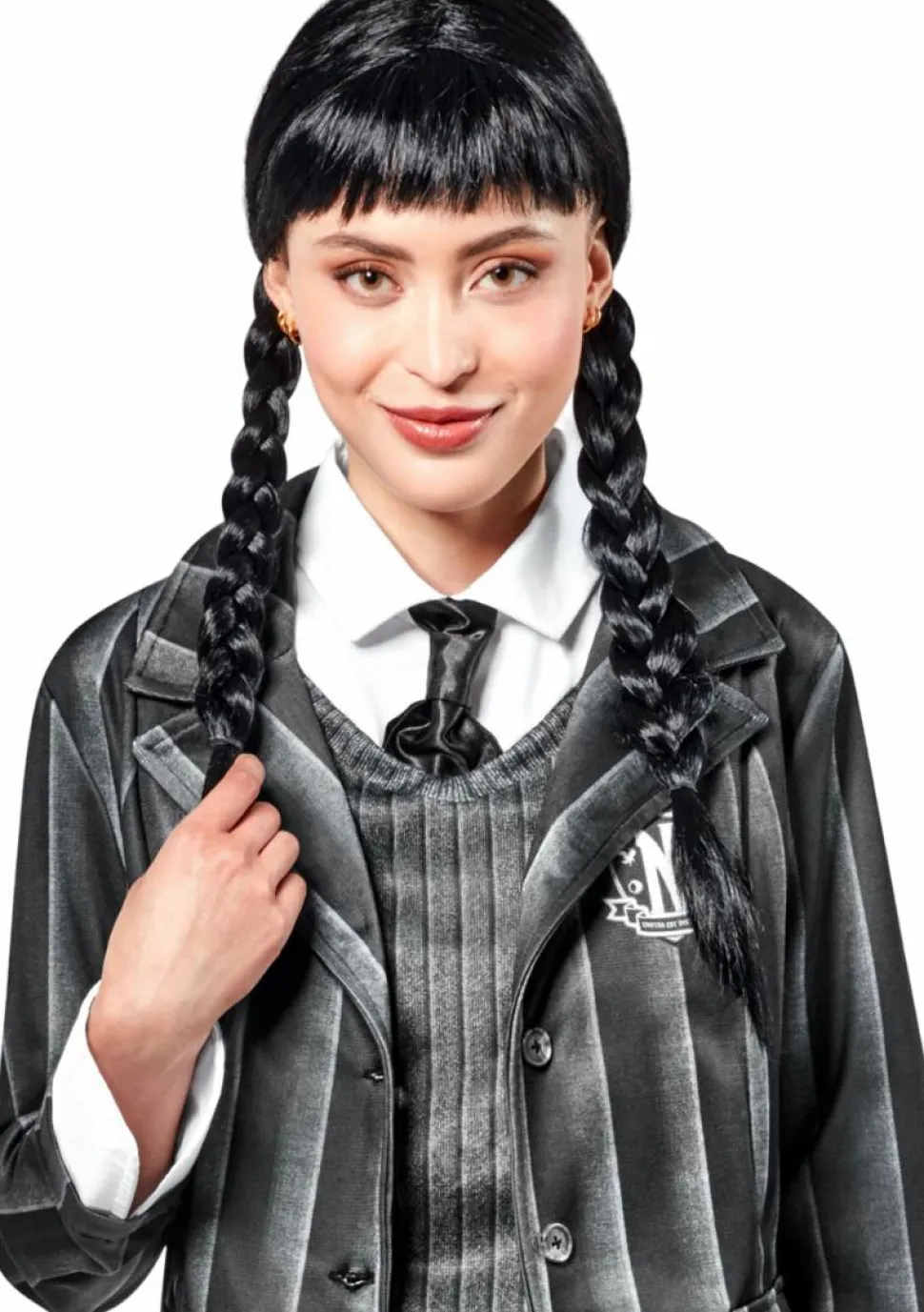 Wednesday (2022) - Wednesday Addams Adult Wig (One Size Fits Most)