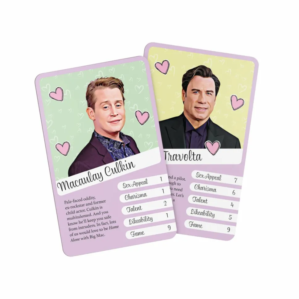 Weird Crushes - Hollywood Hunks Card Game