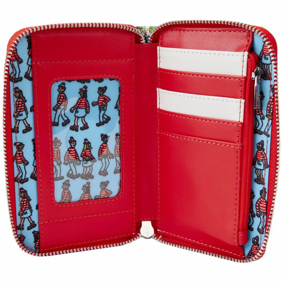 Where’s Waldo? - Waldo 4” Faux Leather Zip-Around Wallet