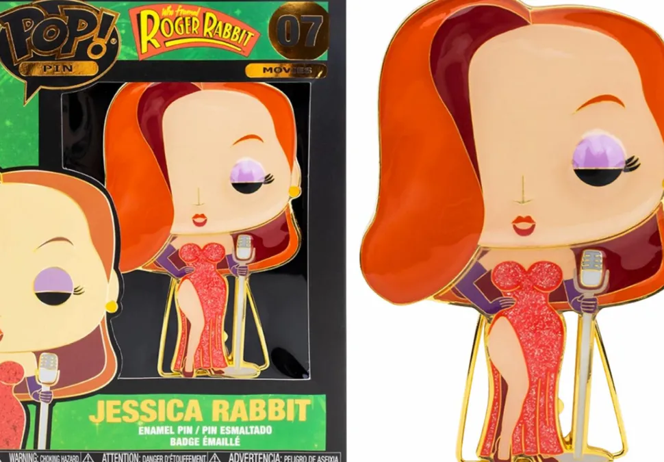 Who Framed Roger Rabbit - Jessica Rabbit 4” Pop! Enamel Pin