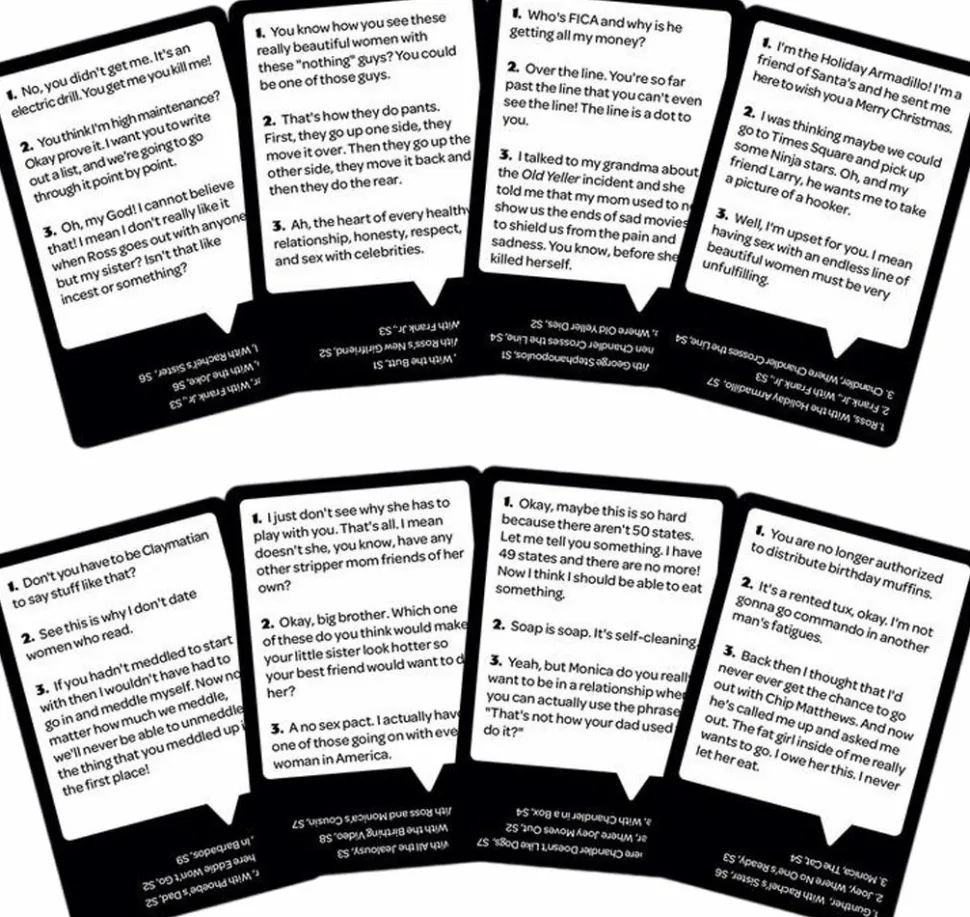 Who Says? - Friends Edition Card Game