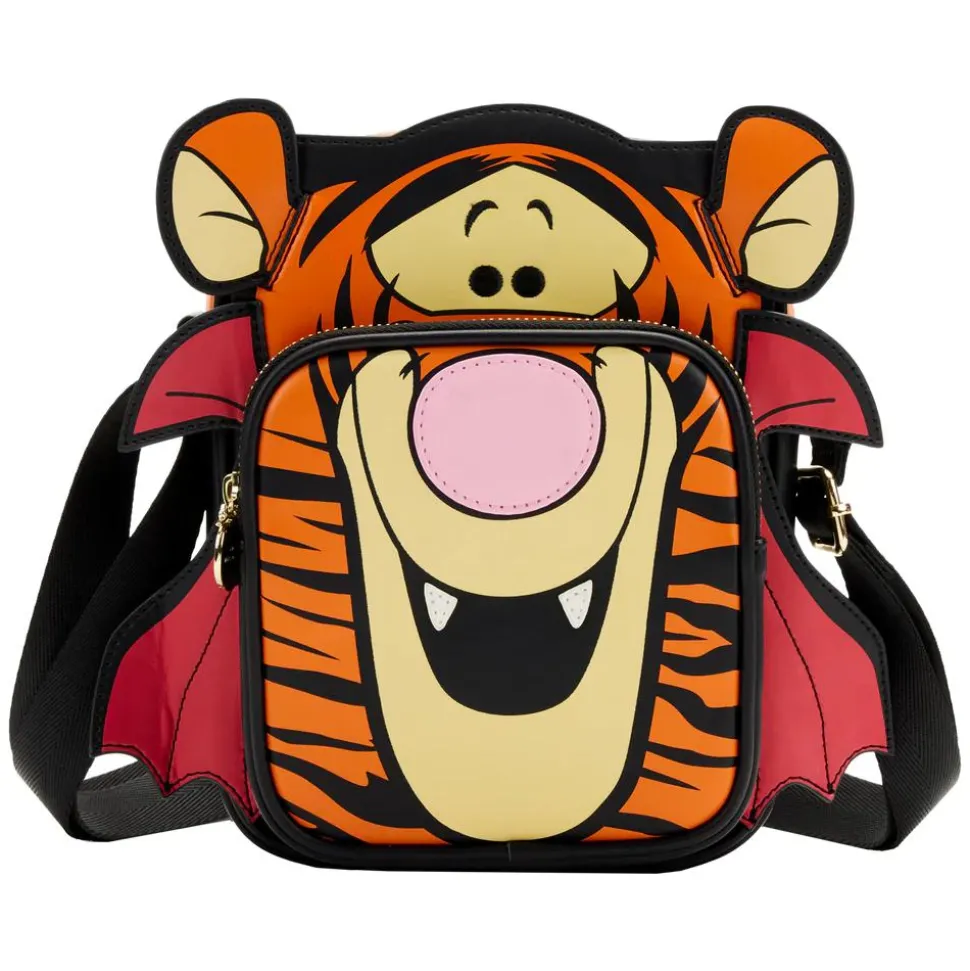 Winnie the Pooh - Tigger Vampire Cosplay Glow in the Dark 8” Faux Leather Passport Bag