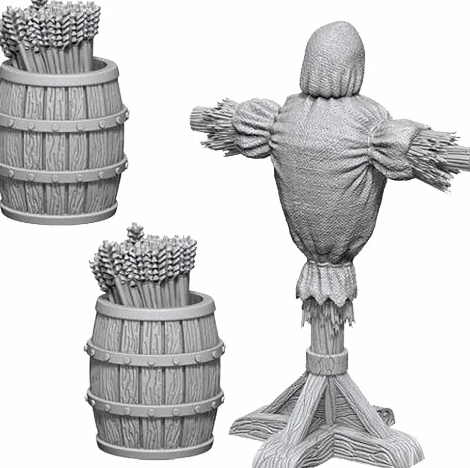 WizKids - Archery Range Deep Cuts Unpainted Miniature Figure Accessory Pack