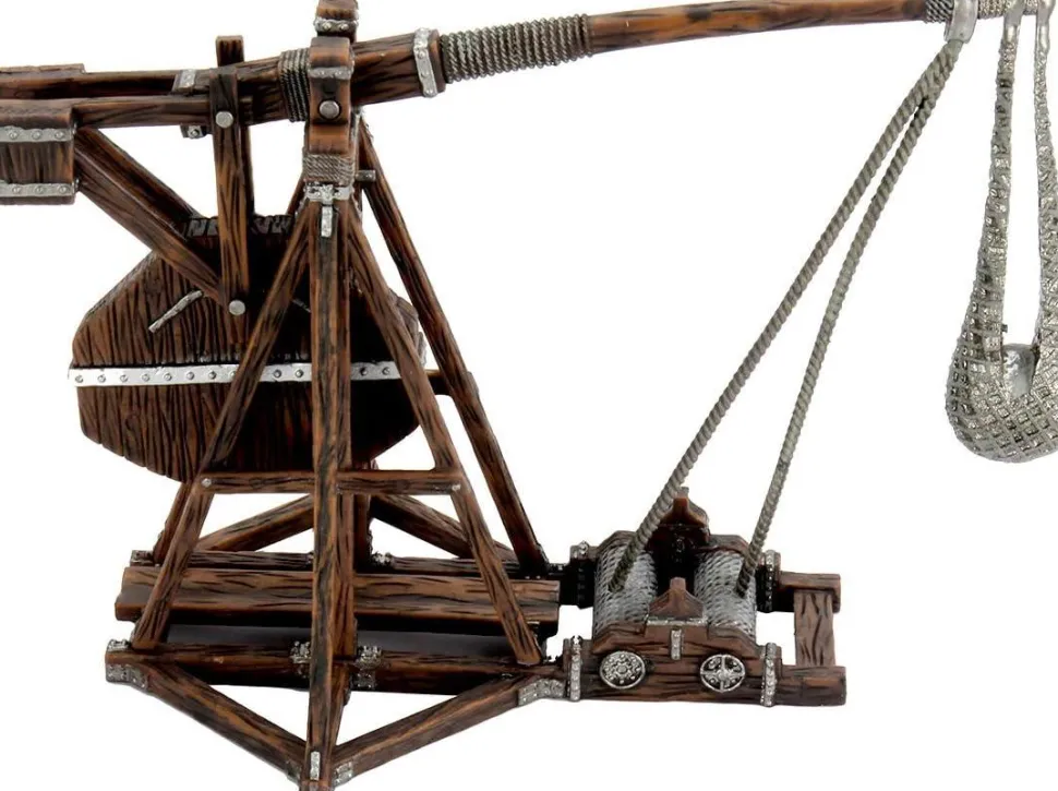 WizKids - War Machines: Trebuchet 4D Settings Pre-Painted Miniature Figure Accessory Pack