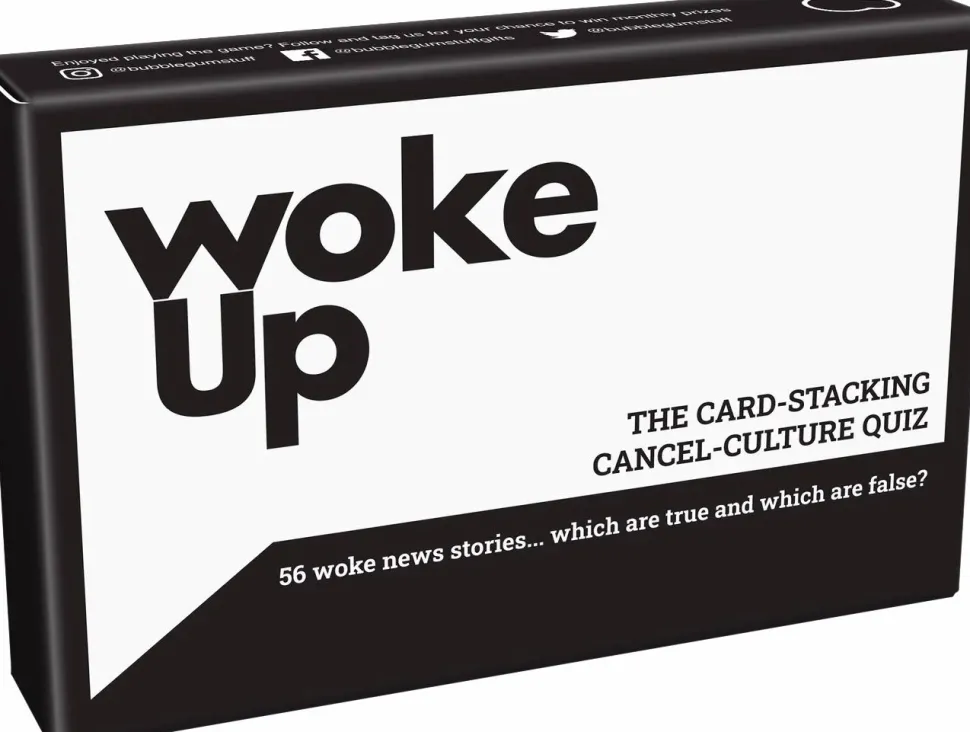 Woke Up - The Card-Stacking Cancel-Culture Quiz Card Game