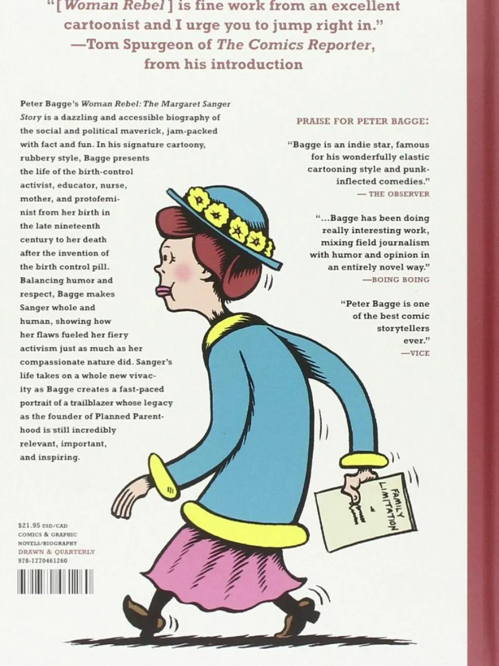 Woman Rebel: The Margaret Sanger Story by Peter Bagge Hardcover Book