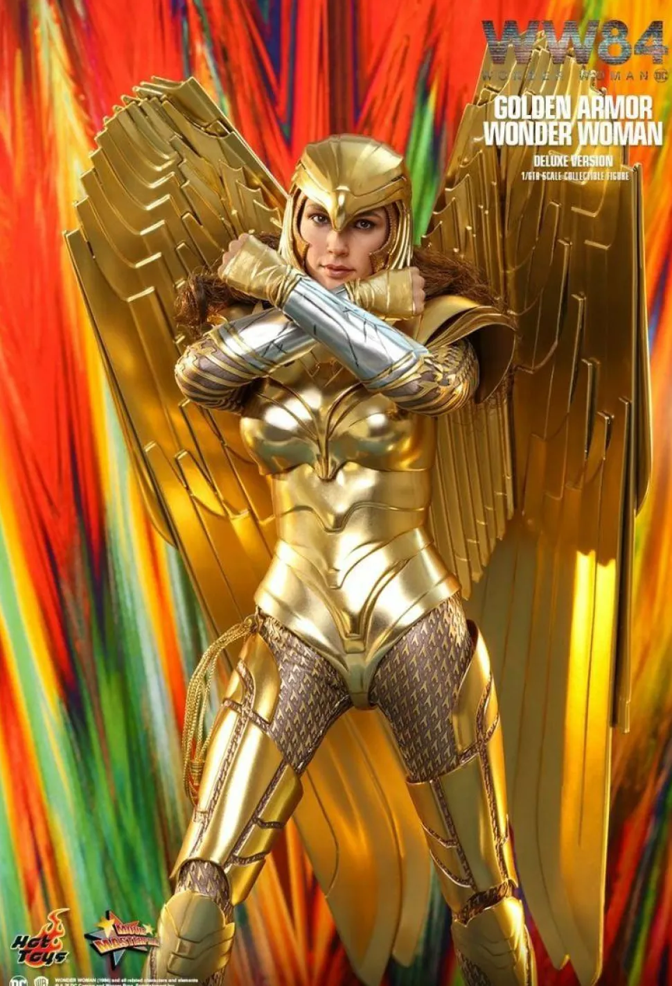 Wonder Woman 1984 - Wonder Woman in Golden Armour Deluxe 1/6th Scale Hot Toys Action Figure