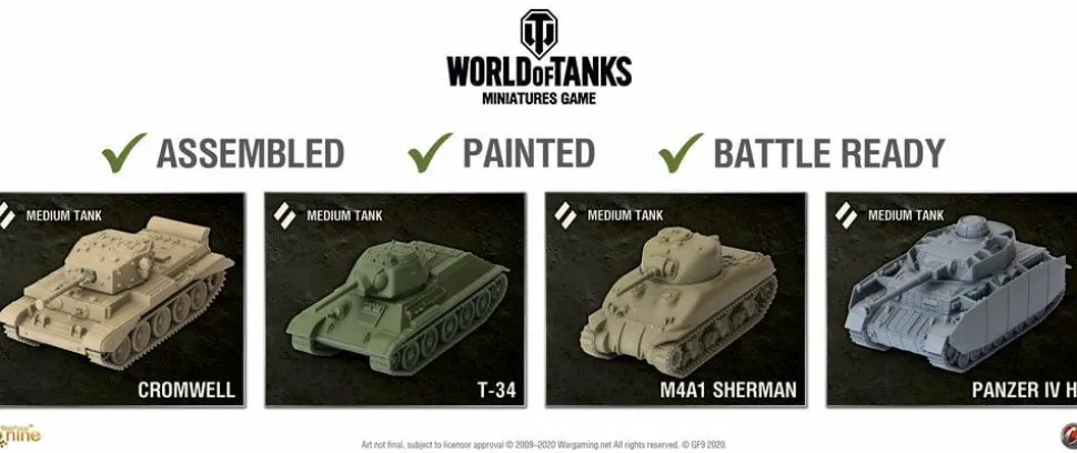 World of Tanks - Starter Set Miniatures Board Game