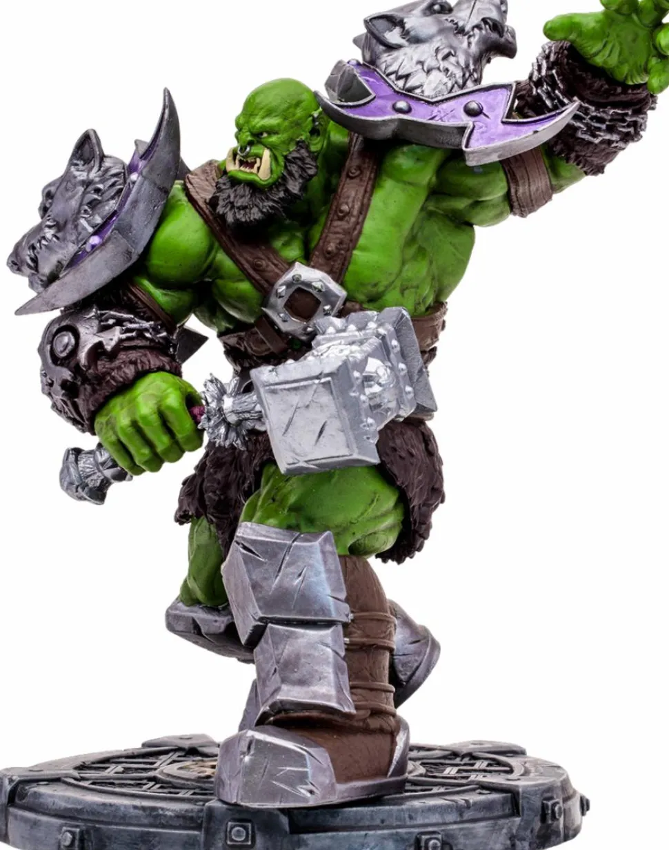 World of Warcraft - Orc Warrior & Orc Shaman (Common) 1/12th Scale Posed Figure