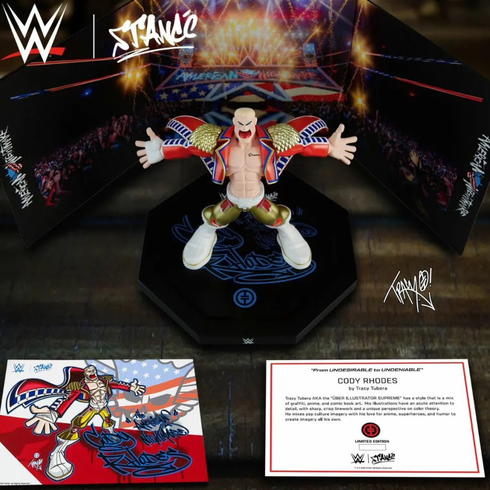 WWE - "American Nightmare" Cody Rhodes Special Edition 8.5" Vinyl Figure by Tracy Tubera