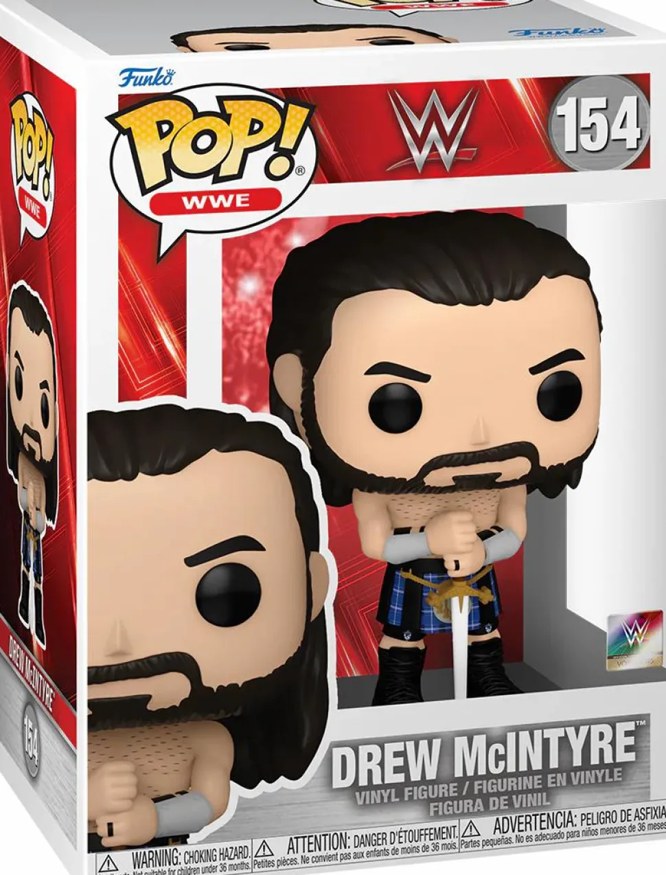 WWE - Drew McIntyre with Sword Pop! Vinyl Figure