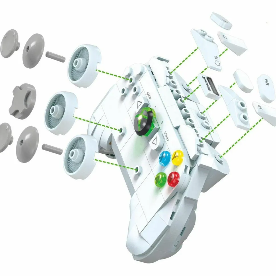Xbox 360 - Microsoft Xbox 360 MEGA Construx Showcase 3/4 Scale Replica Building Block Construction Set (1342 Pieces)