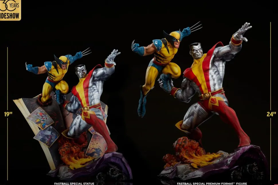 X-Men - Colossus & Wolverine: The Fastball Special Premium Format Statue
