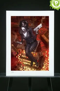 X-Men - Domino: Luck Be a Lady Fine Art Print by Alex Garner