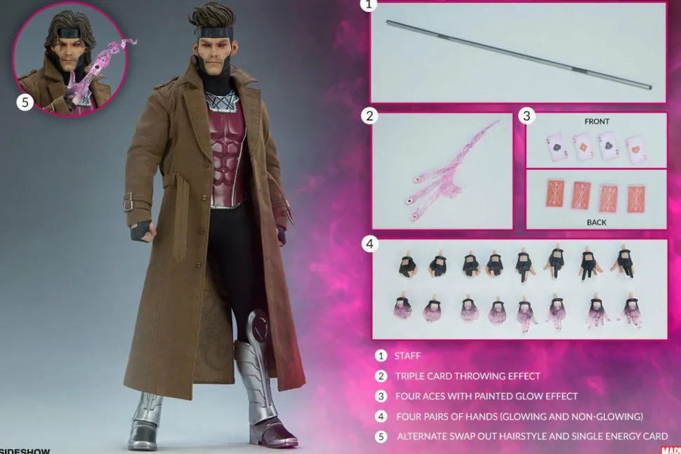 X-Men - Gambit Deluxe 1/6th Scale Action Figure