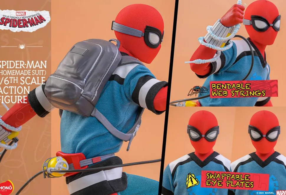 Your Friendly Neighborhood Spider-Man (2025) - Spider-Man (Homemade Suit) 1/6th Scale Action Figure by Hono Studio