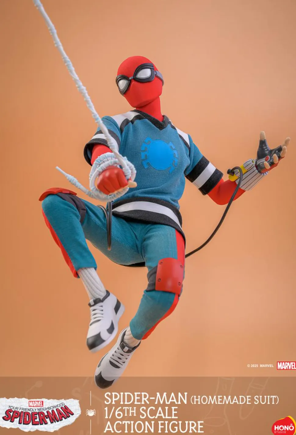 Your Friendly Neighborhood Spider-Man (2025) - Spider-Man (Homemade Suit) 1/6th Scale Action Figure by Hono Studio