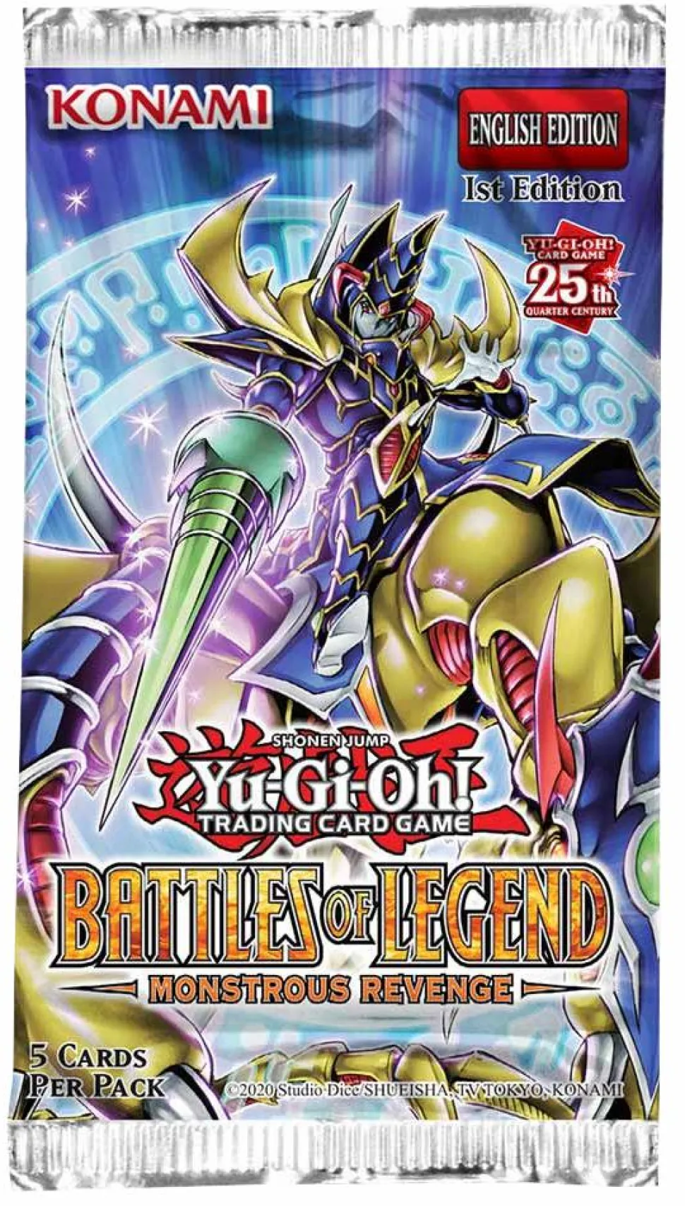 Yu-Gi-Oh! - Battles of Legend: Monstrous Revenge Card Game Booster Pack (5 Cards)