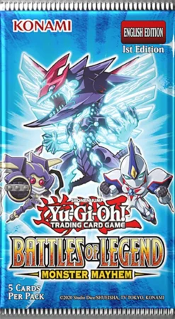 Yu-Gi-Oh! - Battles of Legend: Monster Mayhem Booster Pack (5 Cards)