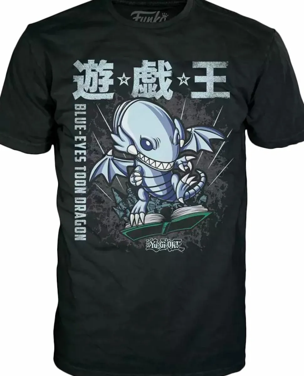Yu-Gi-Oh! - Blue Eyes Toon Dragon Metallic Pop! Vinyl Figure & T-Shirt Box Set