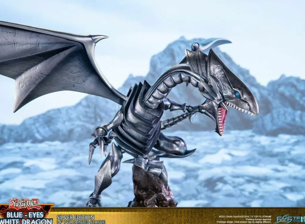 Yu-Gi-Oh! - Blue Eyes White Dragon Silver Edition 14” PVC Statue
