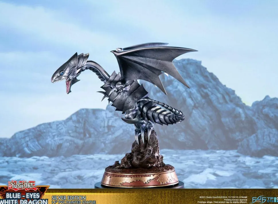 Yu-Gi-Oh! - Blue Eyes White Dragon Silver Edition 14” PVC Statue