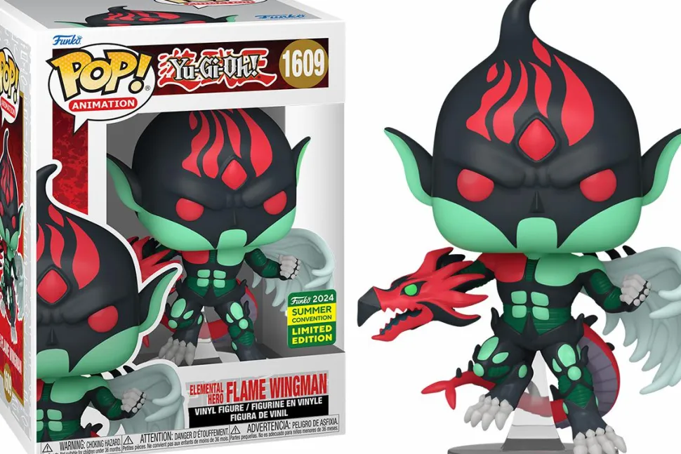 Yu-Gi-Oh! - Elemental Hero Flame Wingman Pop! Vinyl Figure (2024 Summer Convention Exclusive)