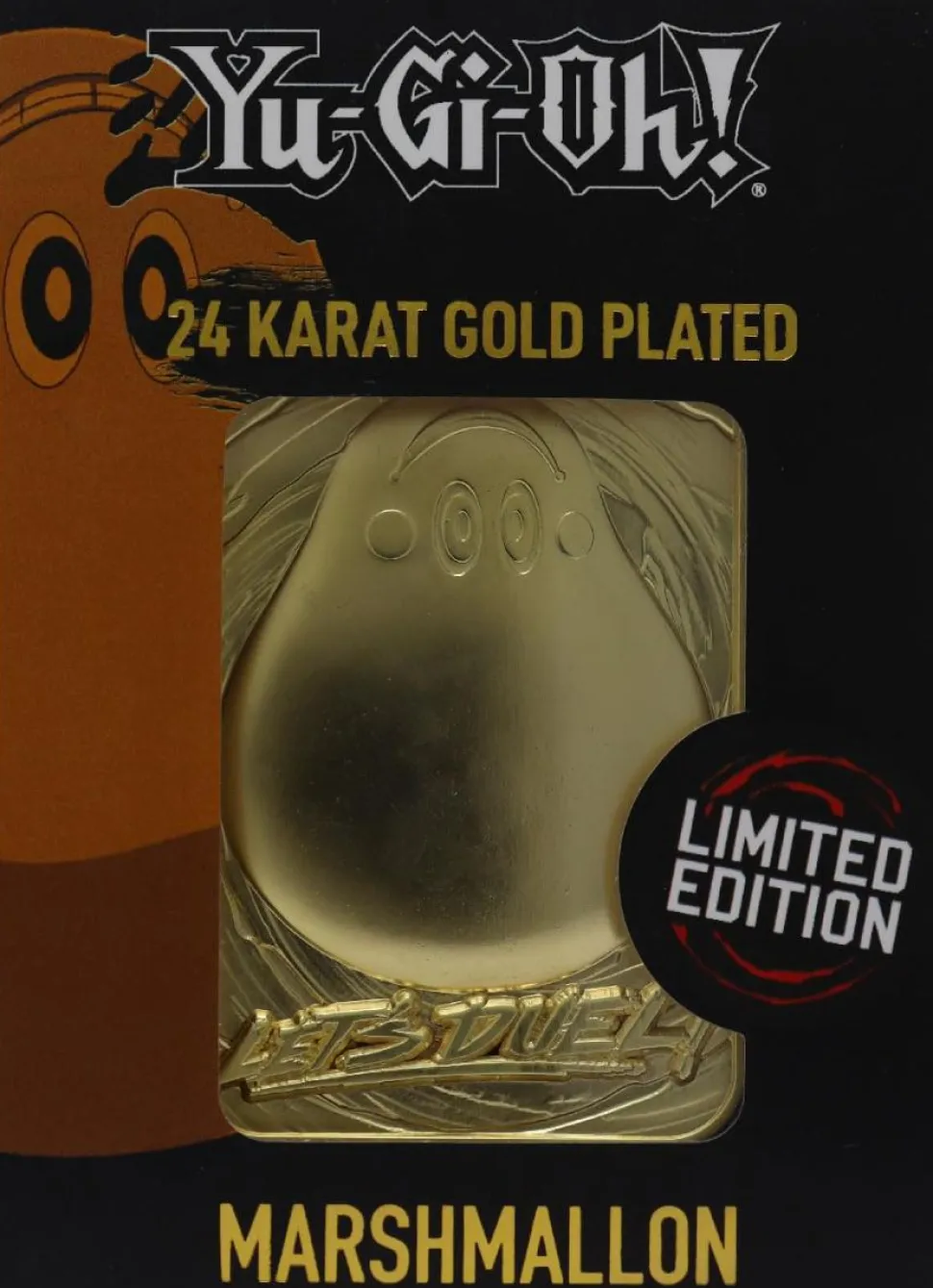 Yu-Gi-Oh! - Marshmallow Limited Edition 24K Gold Plated Metal Card