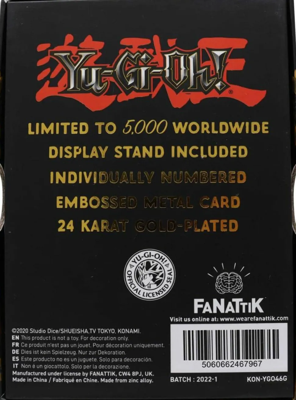 Yu-Gi-Oh! - Number 39: Utopia Limited Edition 24K Gold Plated Metal Card