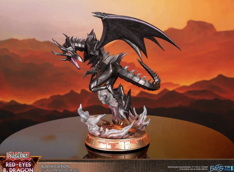 Yu-Gi-Oh! - Red Eyes B. Dragon (Black Edition) 13" PVC Statue