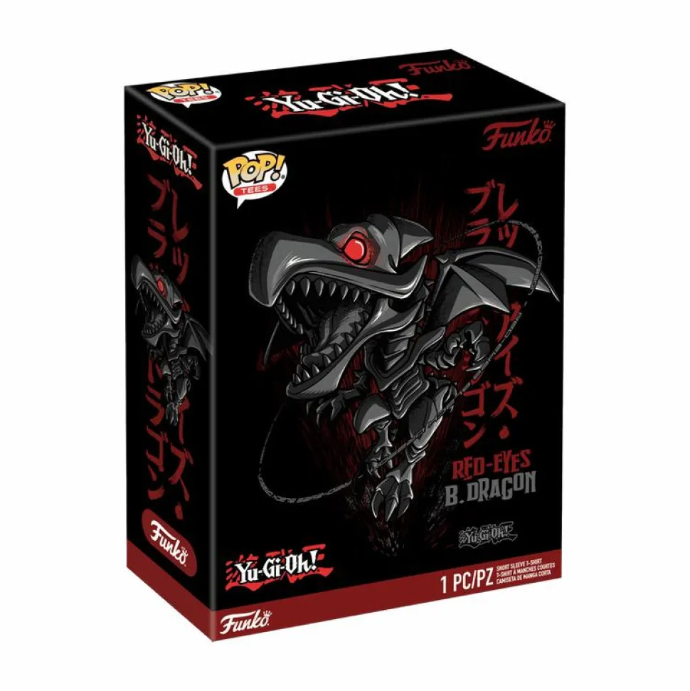 Yu-Gi-Oh! - Red Eyes Black Dragon Pop! Tees Black Unisex T-Shirt