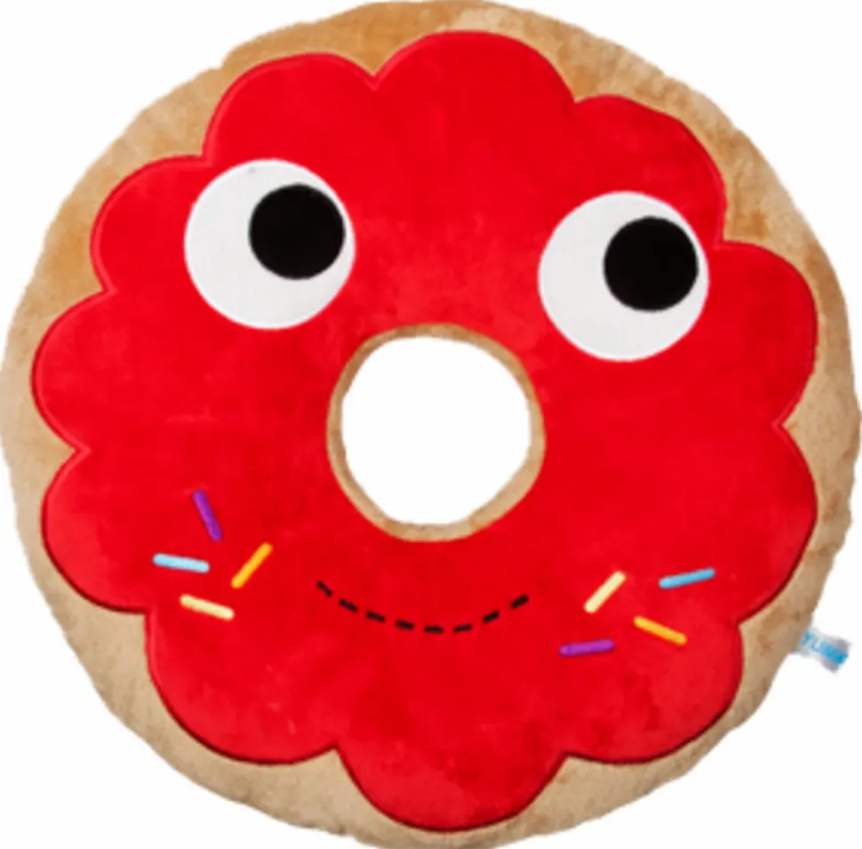 Yummy - Donut 16" Red Large Plush by Heidi Kenney